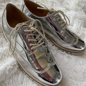 Silver shoes